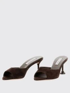 Mules Bisous Aquazzura in camoscio