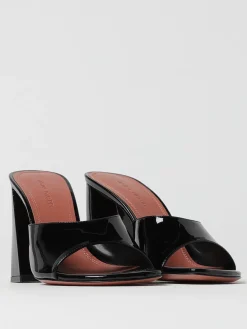 Mules Brigitte Amina Muaddi in vernice