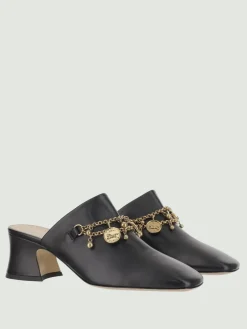 Mules Chloé in pelle con charms