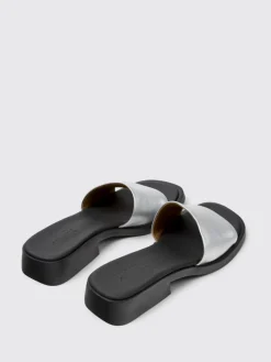 Mules Dana Camper in pelle laminata
