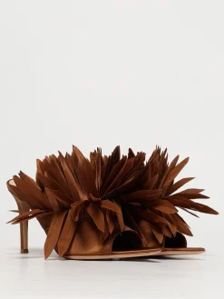 Mules Daniah Gianvito Rossi in camoscio con frange