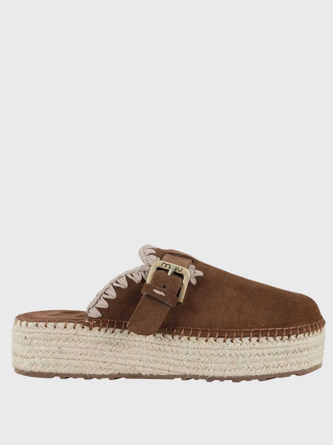 Mules Jute Mou in camoscio