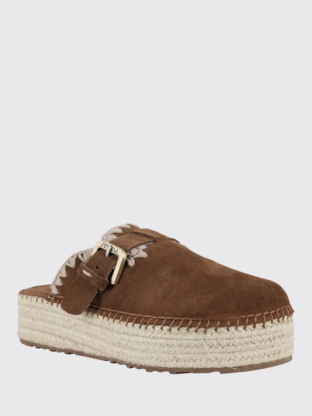 Mules Jute Mou in camoscio