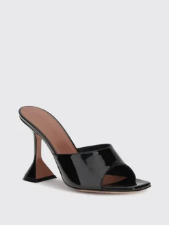 Mules Lupita Amina Muaddi in vernice