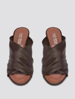 Mules Maria Paris Texas in pelle