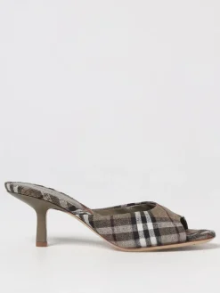 Mules Mews Burberry in lino