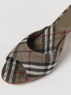 Mules Mews Burberry in lino