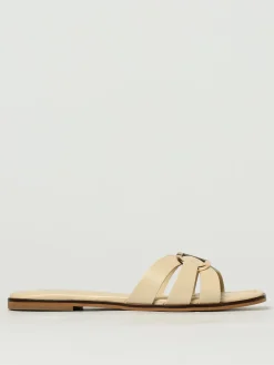 Mules Oval T Twinset in pelle