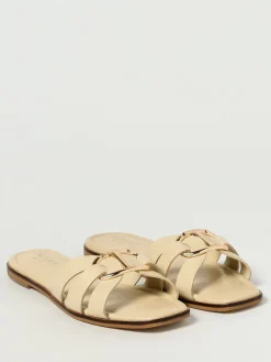 Mules Oval T Twinset in pelle