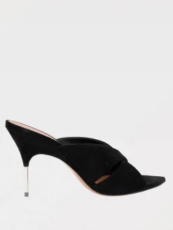 Mules Samantha Amina Muaddi in camoscio