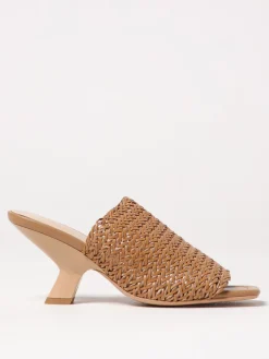 Mules Twinset in pelle sintetica intrecciata