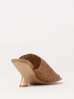 Mules Twinset in pelle sintetica intrecciata