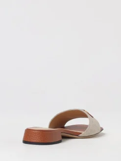 Mules VLogo Signature Valentino Garavani in canvas e pelle