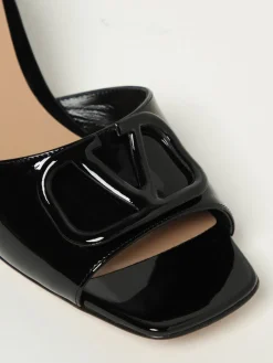 Mules VLogo Signature Valentino Garavani in vernice