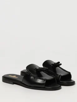 Mules Will Sebago in pelle spazzolata con nappe