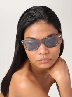 Occhiali da sole cat-eye in acetato Bottega Veneta