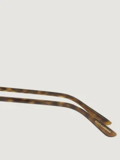 Occhiali da sole Dolce & Gabbana in metallo tartaturgato