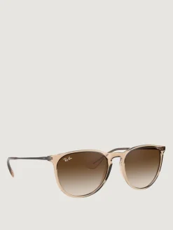 Occhiali da sole Erika Ray-Ban in metallo ed acetato