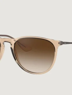 Occhiali da sole Erika Ray-Ban in metallo ed acetato