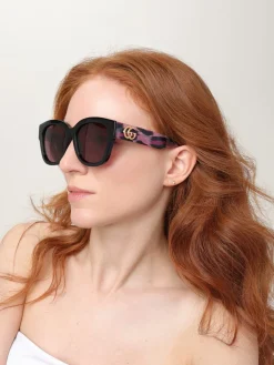 Occhiali da sole GG Gucci in acetato