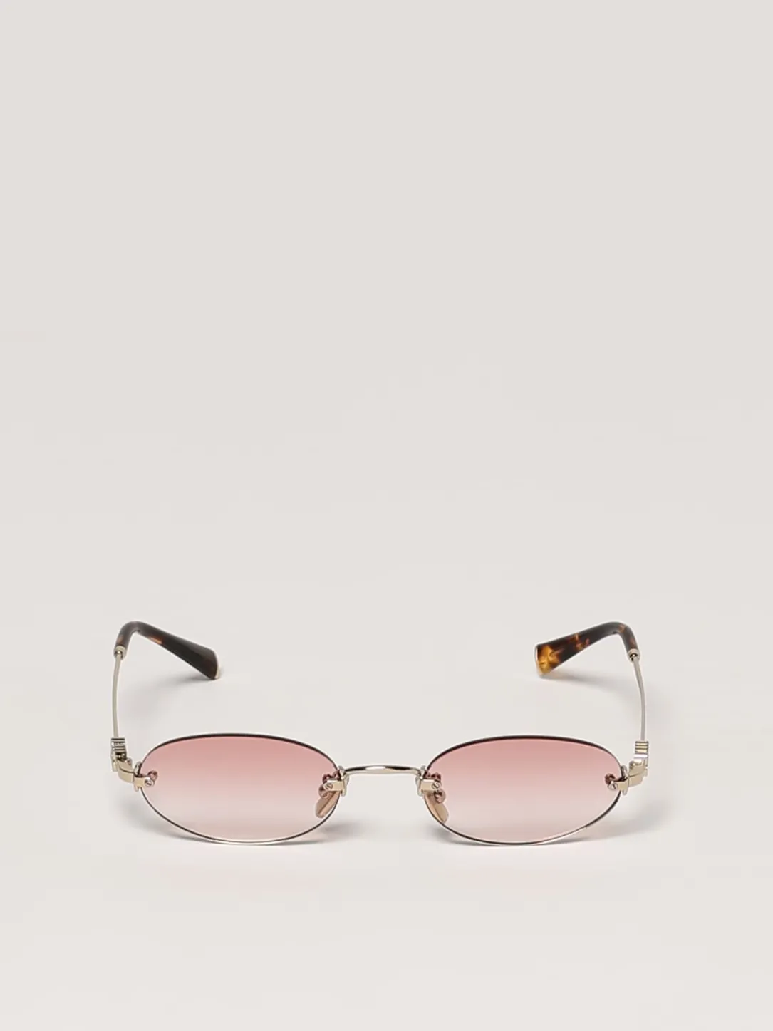 Occhiali da sole in metallo Miu Miu