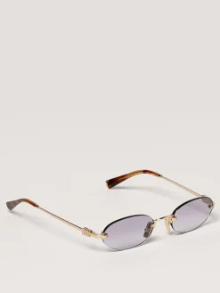 Occhiali da sole in metallo Miu Miu