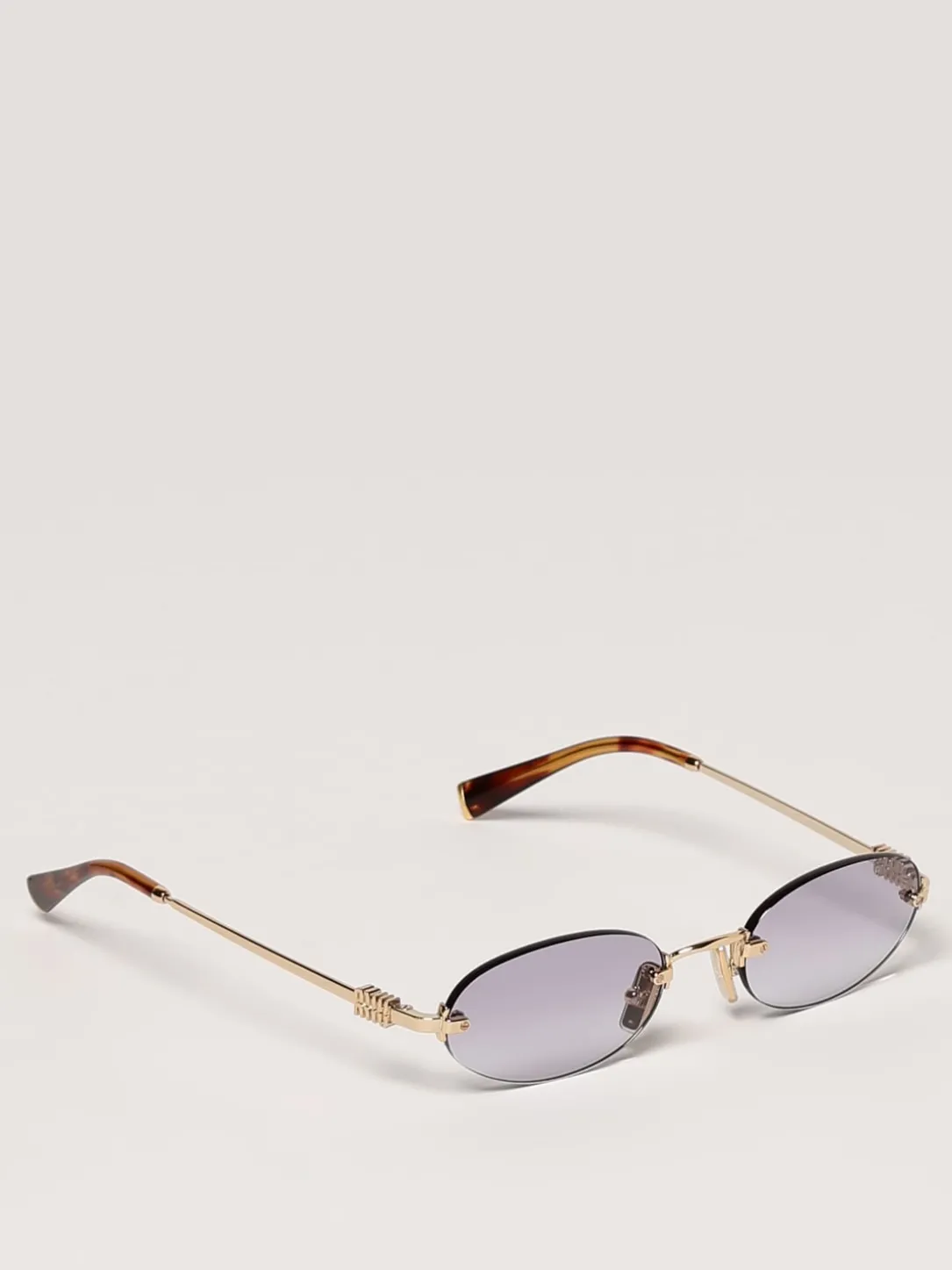 Occhiali da sole in metallo Miu Miu