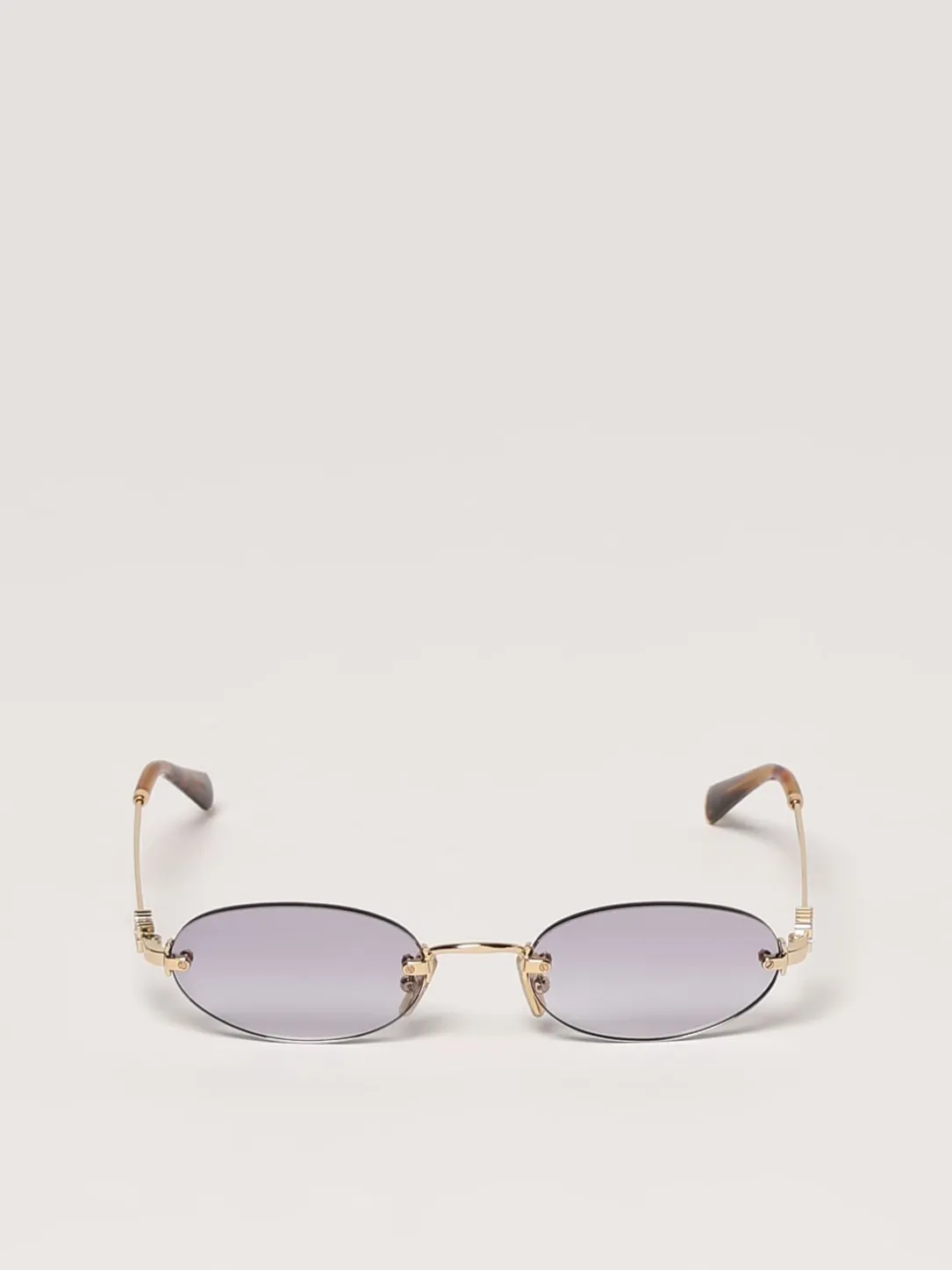 Occhiali da sole in metallo Miu Miu