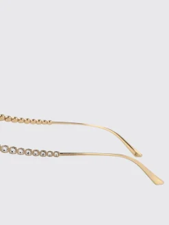 Occhiali da sole 0JC4010B Jimmy Choo in metallo con strass incastonati