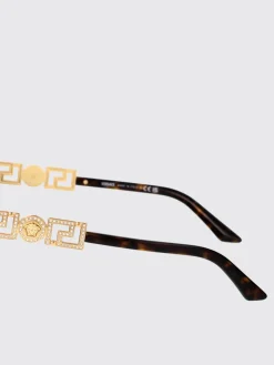 Occhiali da sole Versace in acetato con strass incastonati