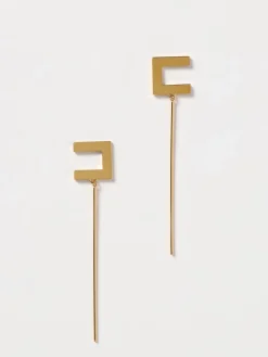 Orecchini Elisabetta Franchi in ottone