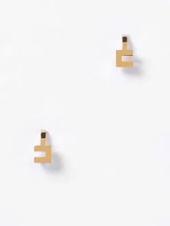 Orecchini Elisabetta Franchi in ottone