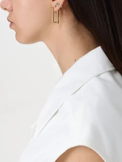 Orecchini Jil Sander in ottone