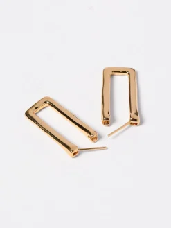 Orecchini Jil Sander in ottone