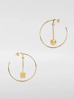 Orecchini Les Croles Nodo Jacquemus in ottone