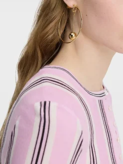 Orecchini Les Croles Nodo Jacquemus in ottone