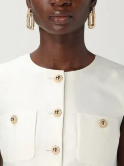 Orecchini Self-Portrait in ottone con strass