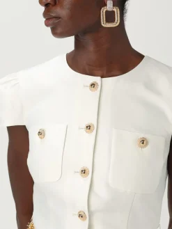 Orecchini Self-Portrait in ottone con strass