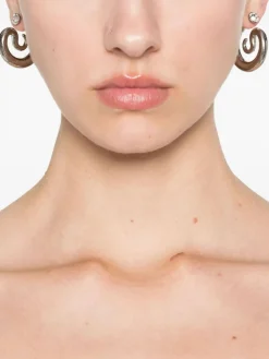 Orecchini Serpent Diamond Panconesi in ottone con strass incastonati