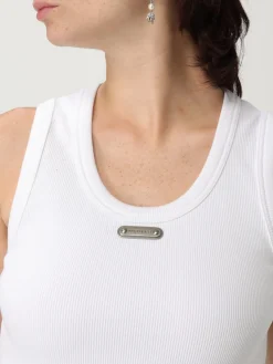 Orecchini Skull McQueen in ottone con strass e perle sintetiche