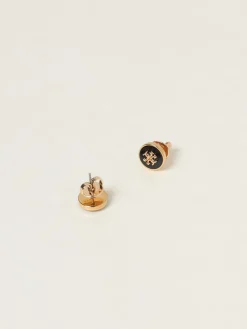 Orecchini Tory Burch in ottone smaltato