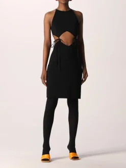 Orecchini Twist Bottega Veneta in pelle intrecciata