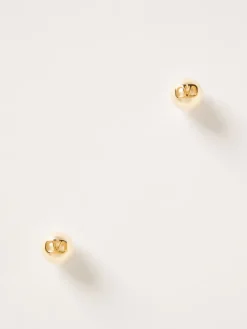 Orecchini VLogo Signature Valentino Garavani in ottone e perle sintetiche