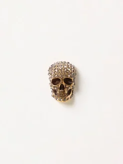 Orecchino Skull McQueen in pavè di strass