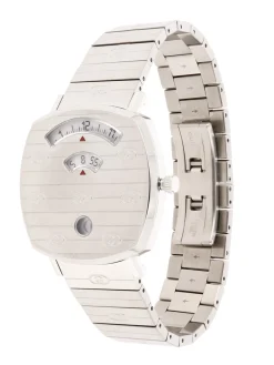 Orologio gg engraved Gucci in acciaio 35 mm