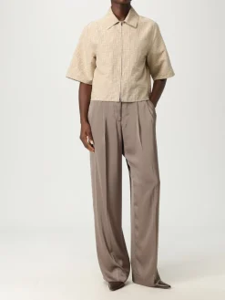 Overshirt Fendi in denim con monogram