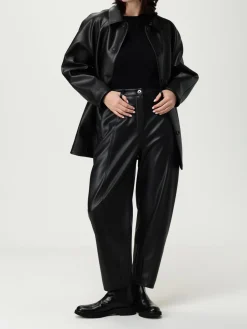 Overshirt MM Max Mara in pelle