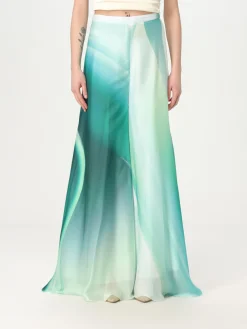 Panta-gonna H Couture in crêpe stampato