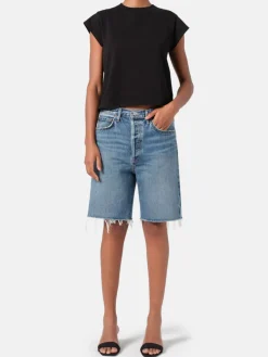 Pantaloncino Agolde in denim di cotone