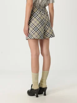 Pantaloncino con coulisse check Burberry